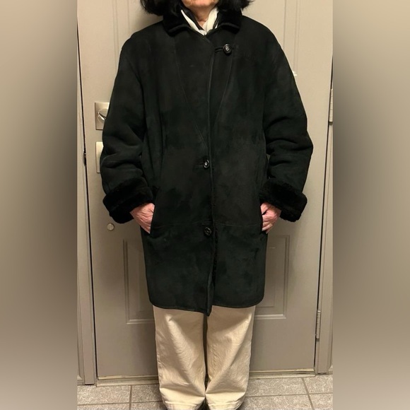 Shearling Coat vintage 100% lambskin - Picture 16 of 16